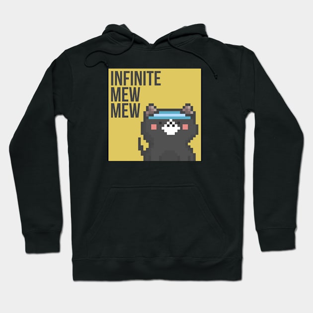 Pixel Cat 062 Hoodie by Infinite Mew Mew